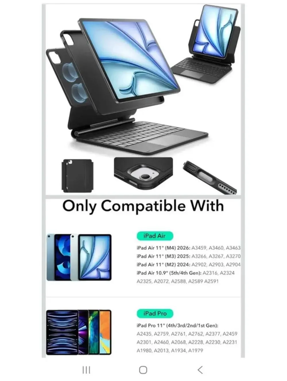 ESR Shift Series Magnetic iPad Air Case 10.9” / 11” – New Open Box